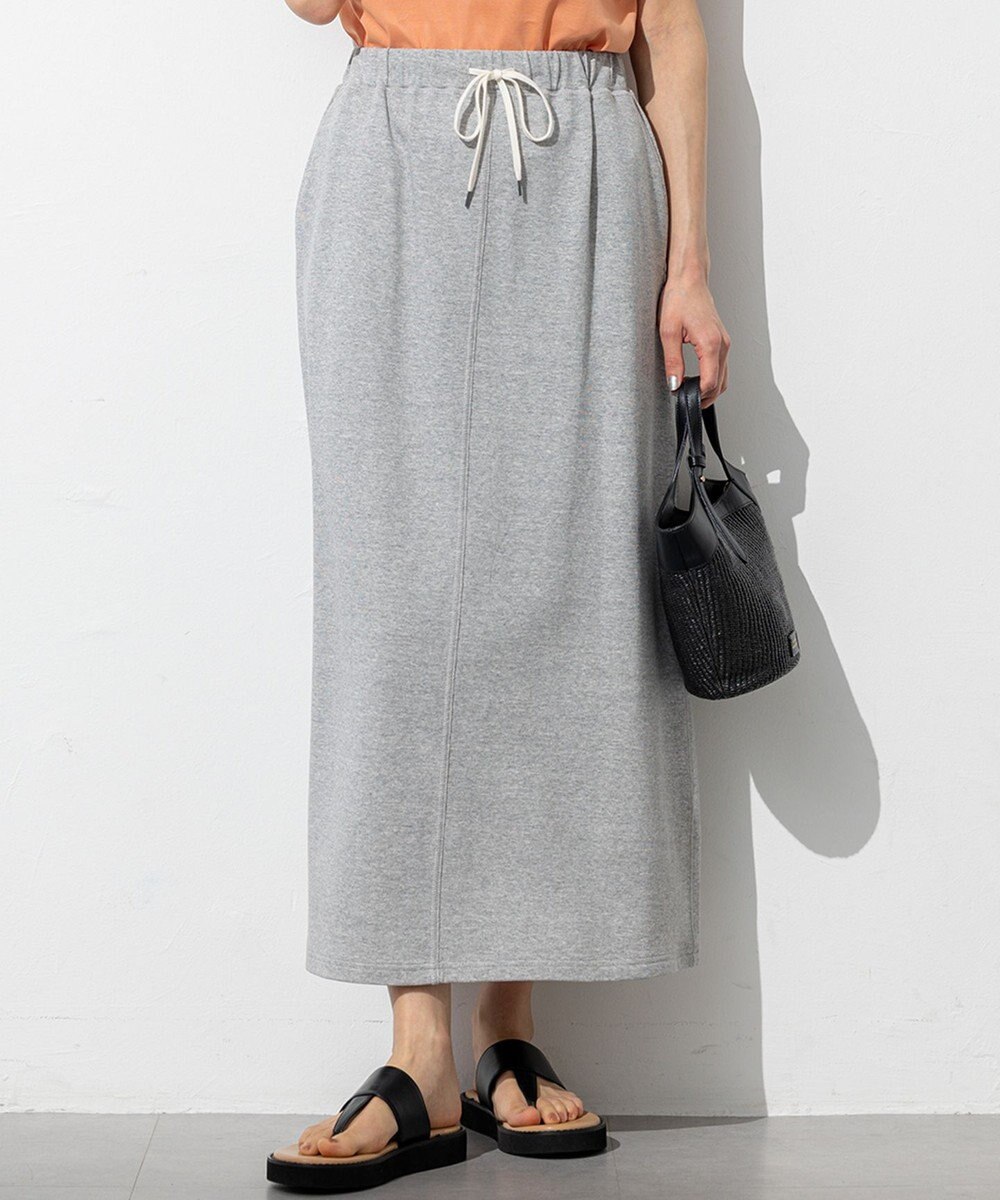 23区 【SLOW/WEB限定】ラスティックテリー ナロー スカート 