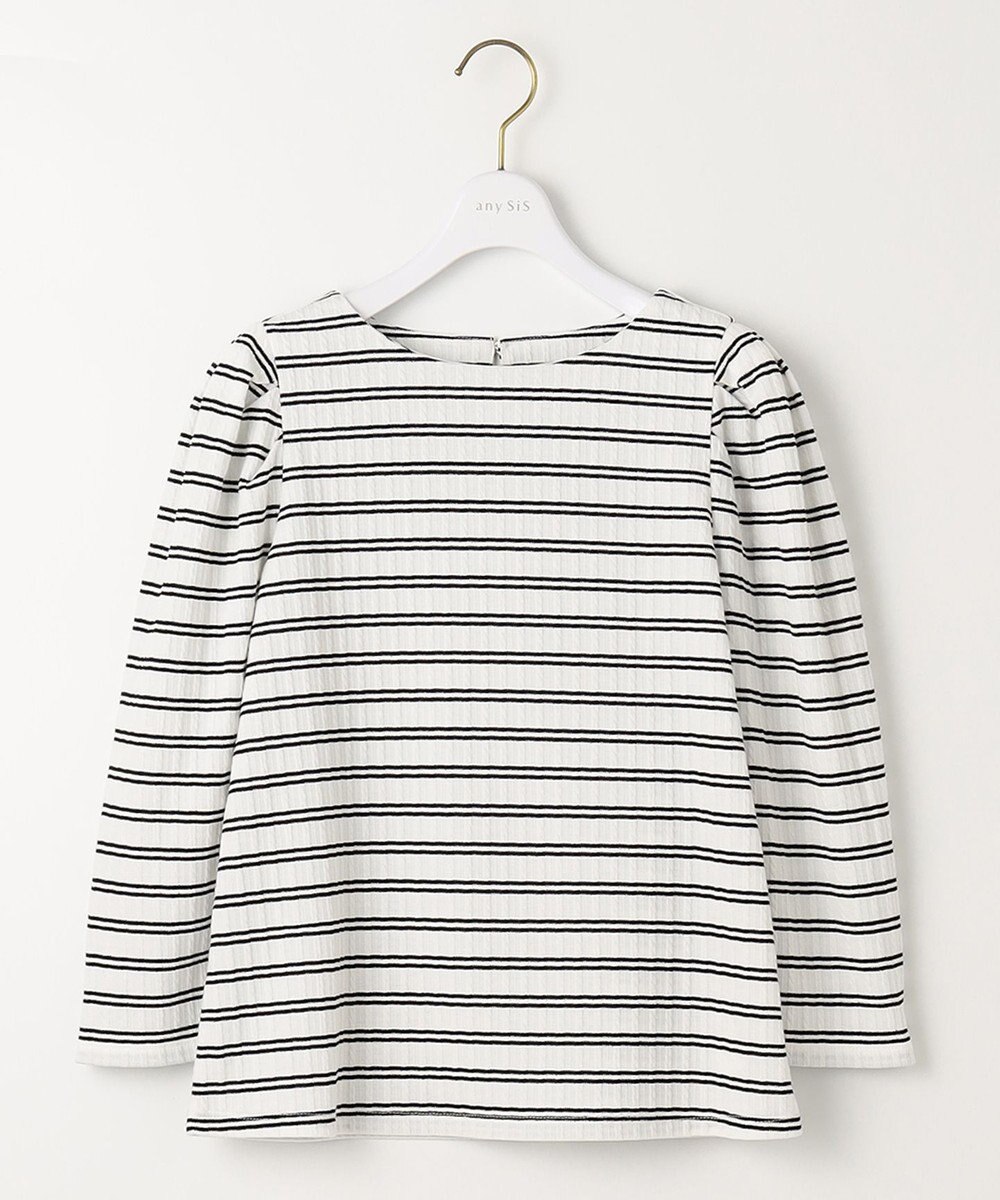 ANY SIS 【洗える】ミニケーブルジャカード プルオーバー 