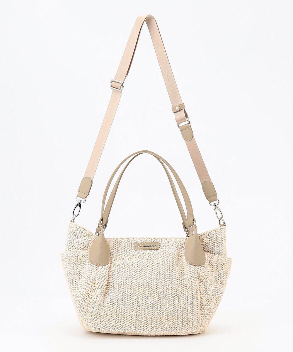 LA BAGAGERIE つまみハンドル　サマー2wayミニトートバッグ 