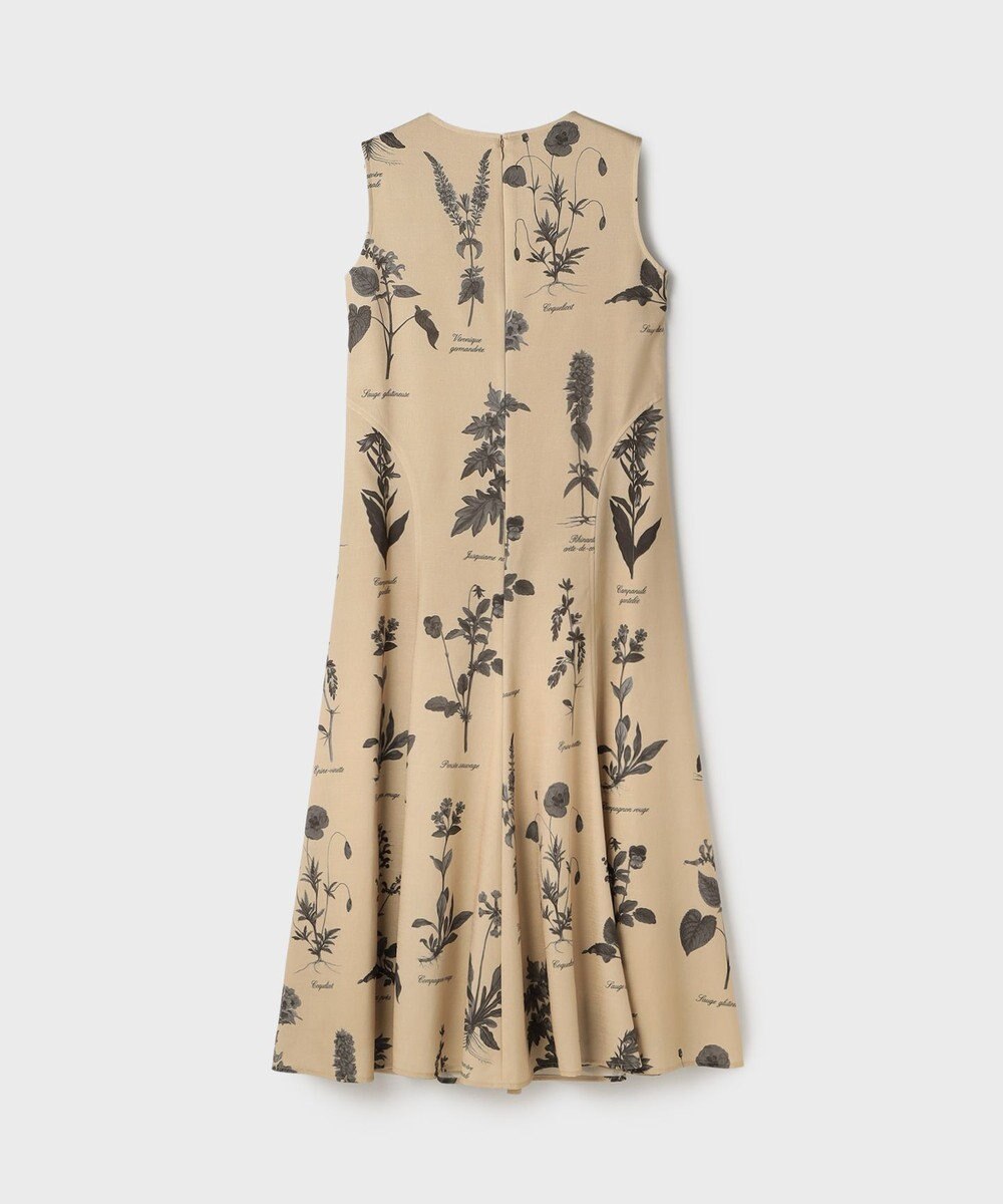 GRACE CONTINENTAL ボタニカルプリントフレアワンピース 