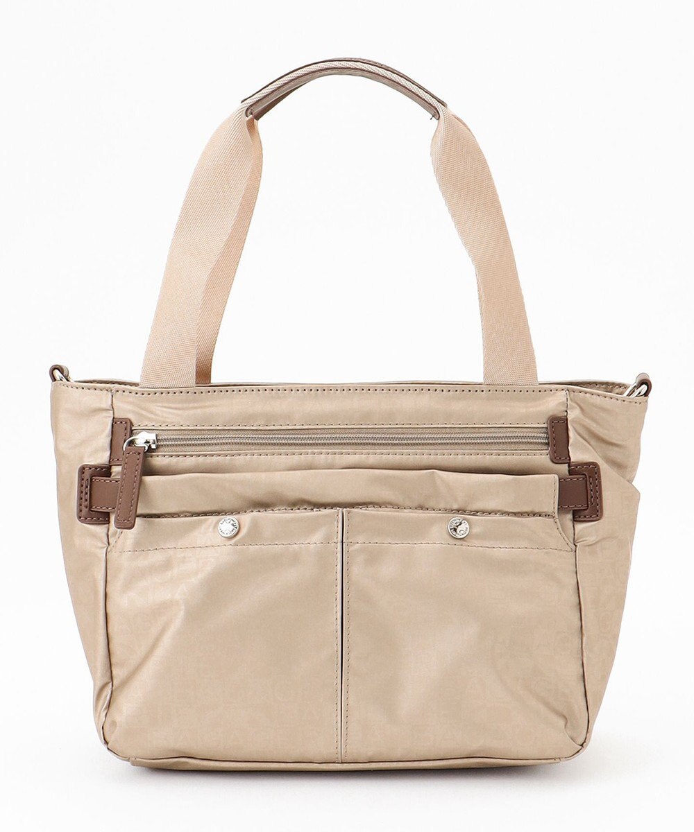 LA BAGAGERIE モノグラム　スクエアナイロントート 