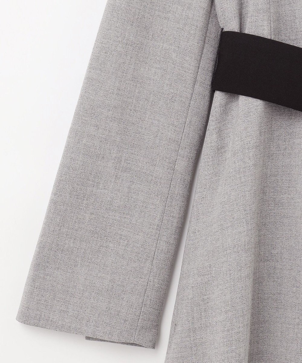 GRACE CONTINENTAL ウールタッチバイカラードレス 