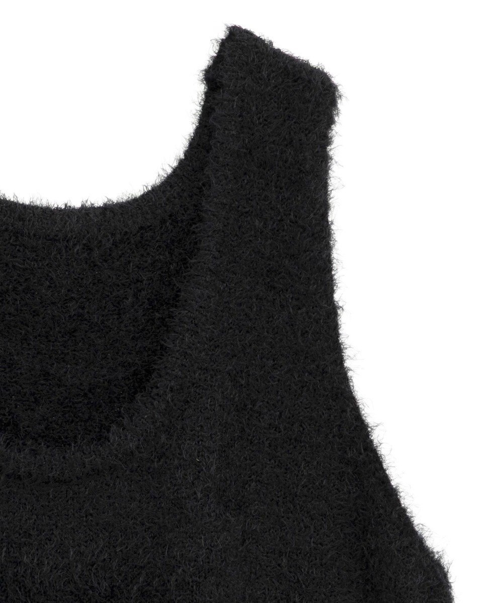 earth music&ecology フェザーUネックニットベスト 