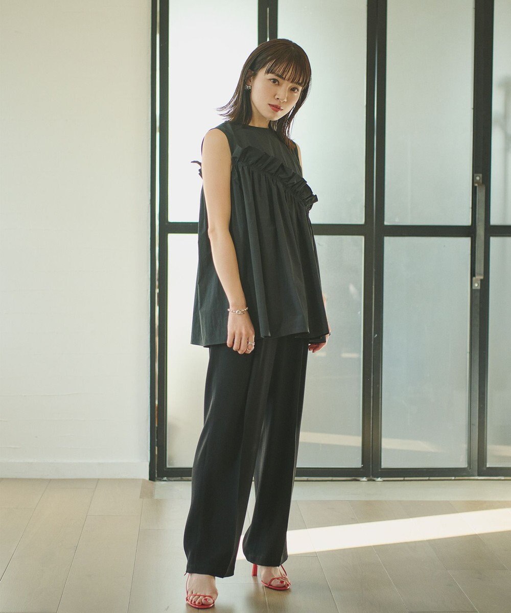 #Newans 2タックセンタープレスパンツ 