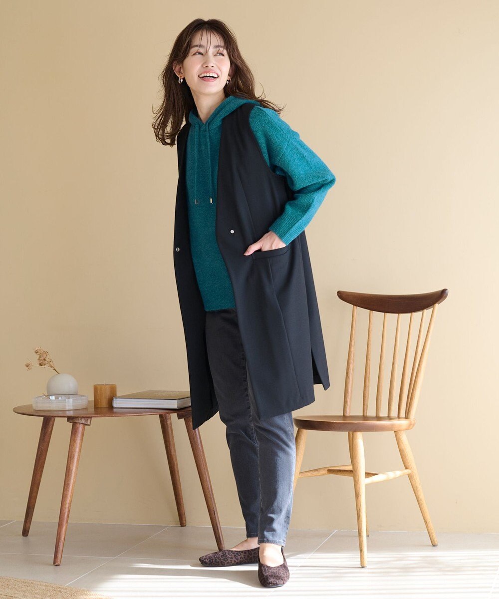 ANY 【美脚見え/お腹周りスッキリ/洗濯機可】スタイルアップスキニー 