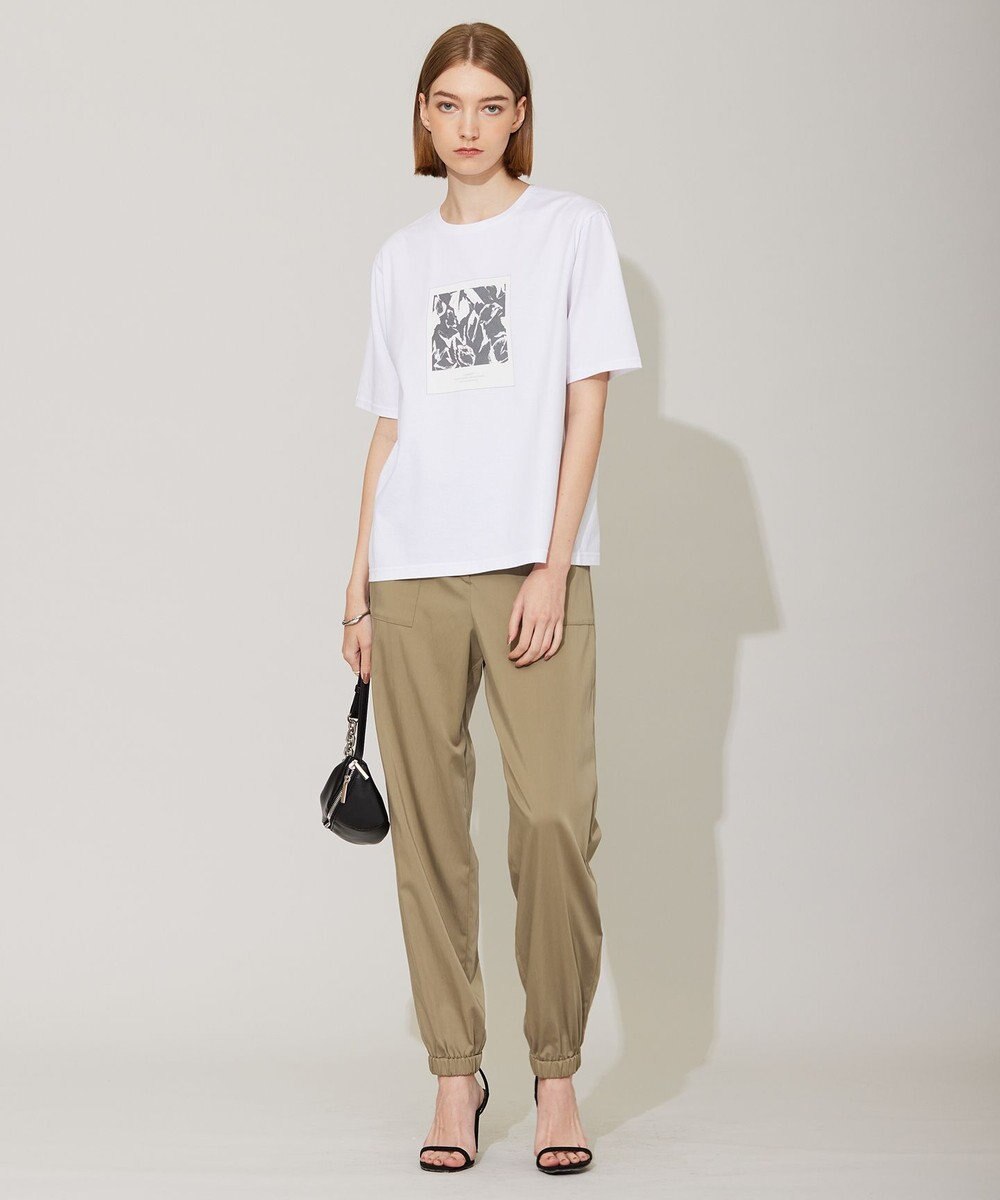 ICB 【洗える】 キュプラナイロンストレッチ ジョグパンツ 