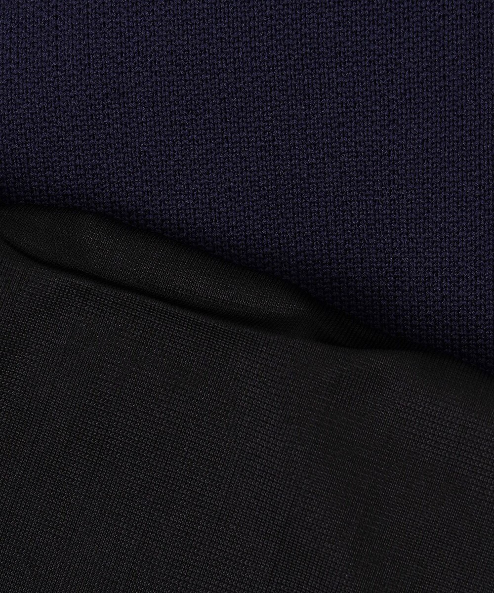 23区GOLF 【MEN】【 蓄熱裏地付き/ウォッシャブル】ロゴ ダブルジャガードニット 