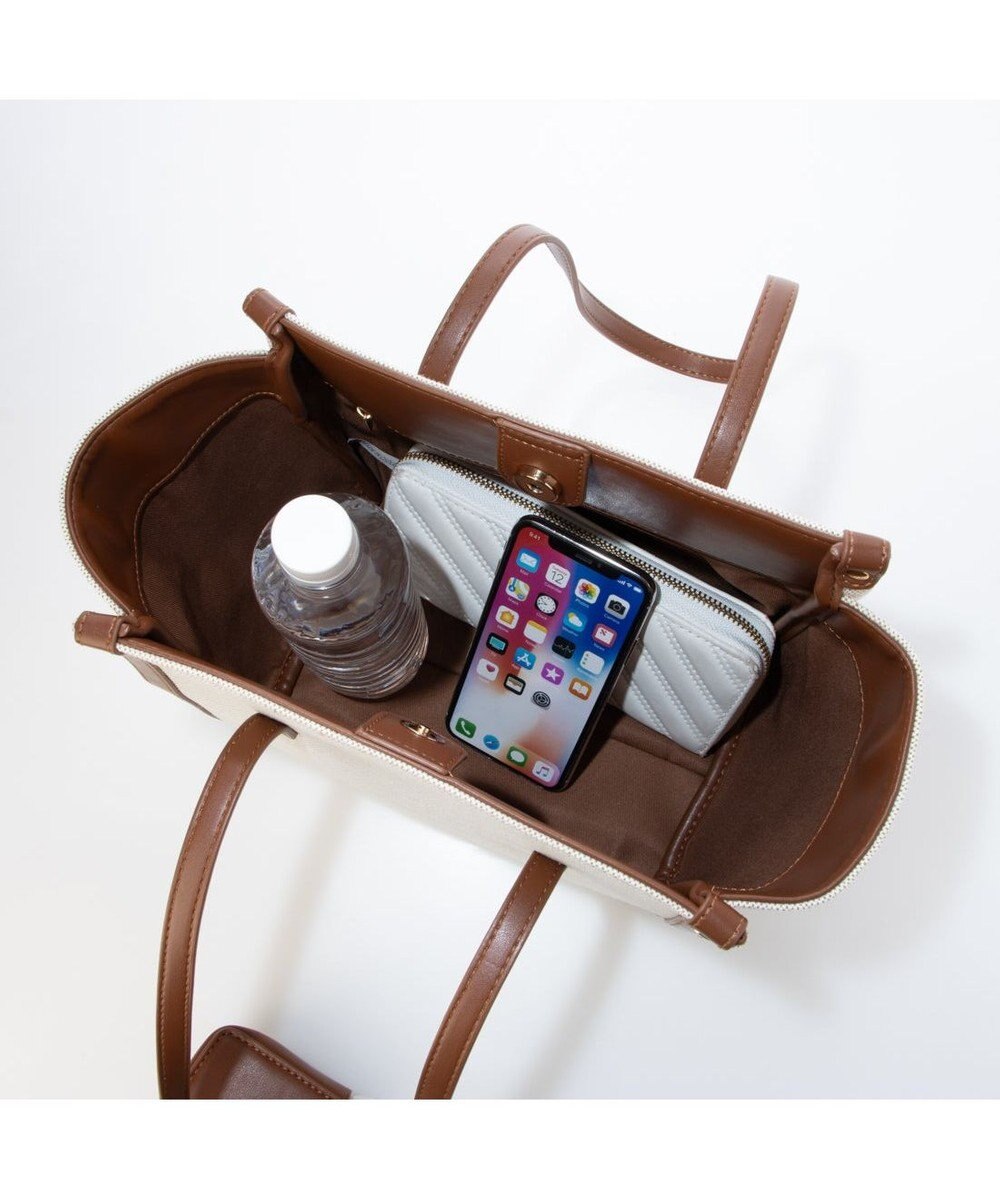 UNBILLION カシュカシュ cachecache / ミニポーチ付エルガリートート 