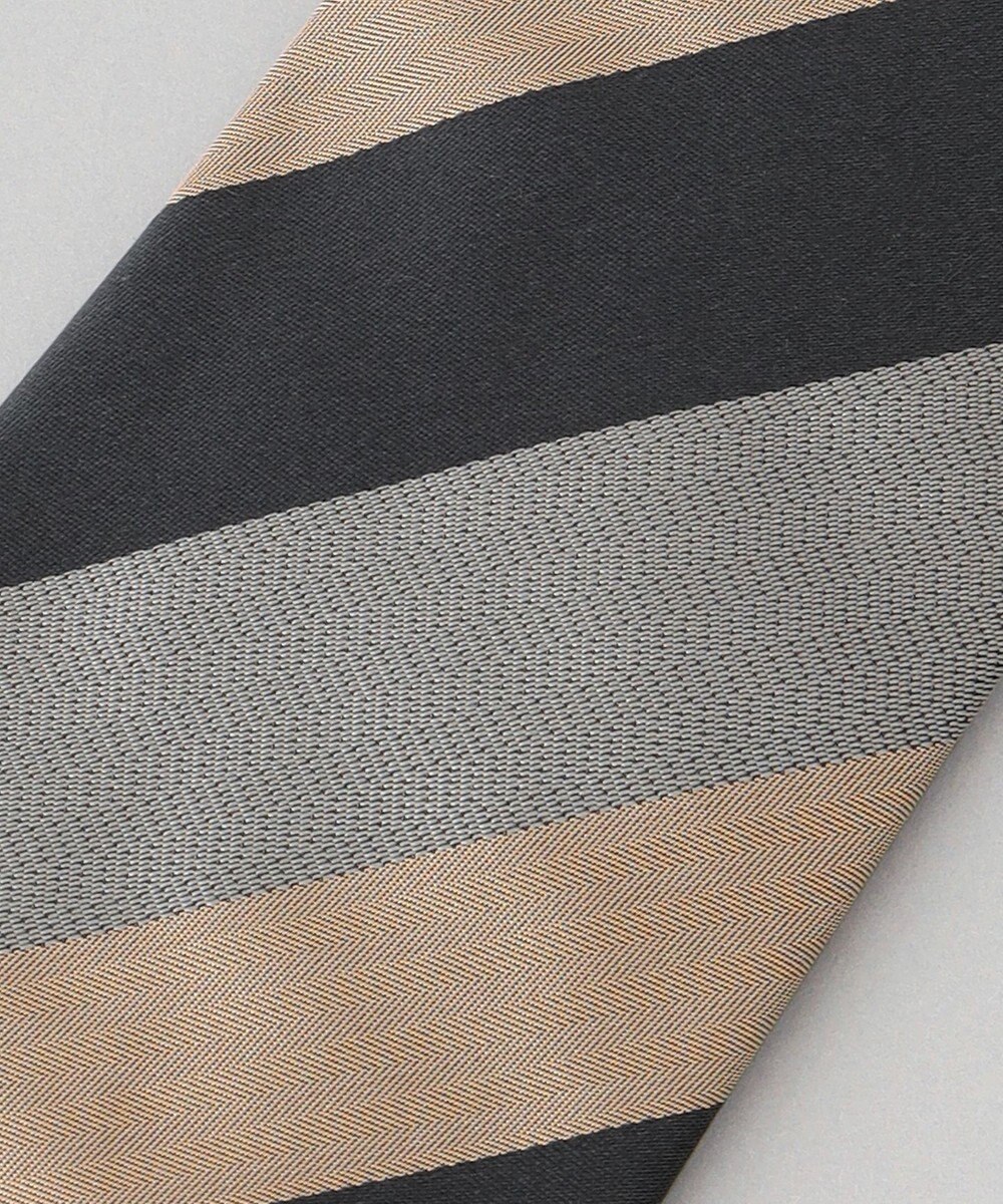 GOTAIRIKU GOTAIRIKU別注【日本製】シルク ネクタイ_ストライプ 