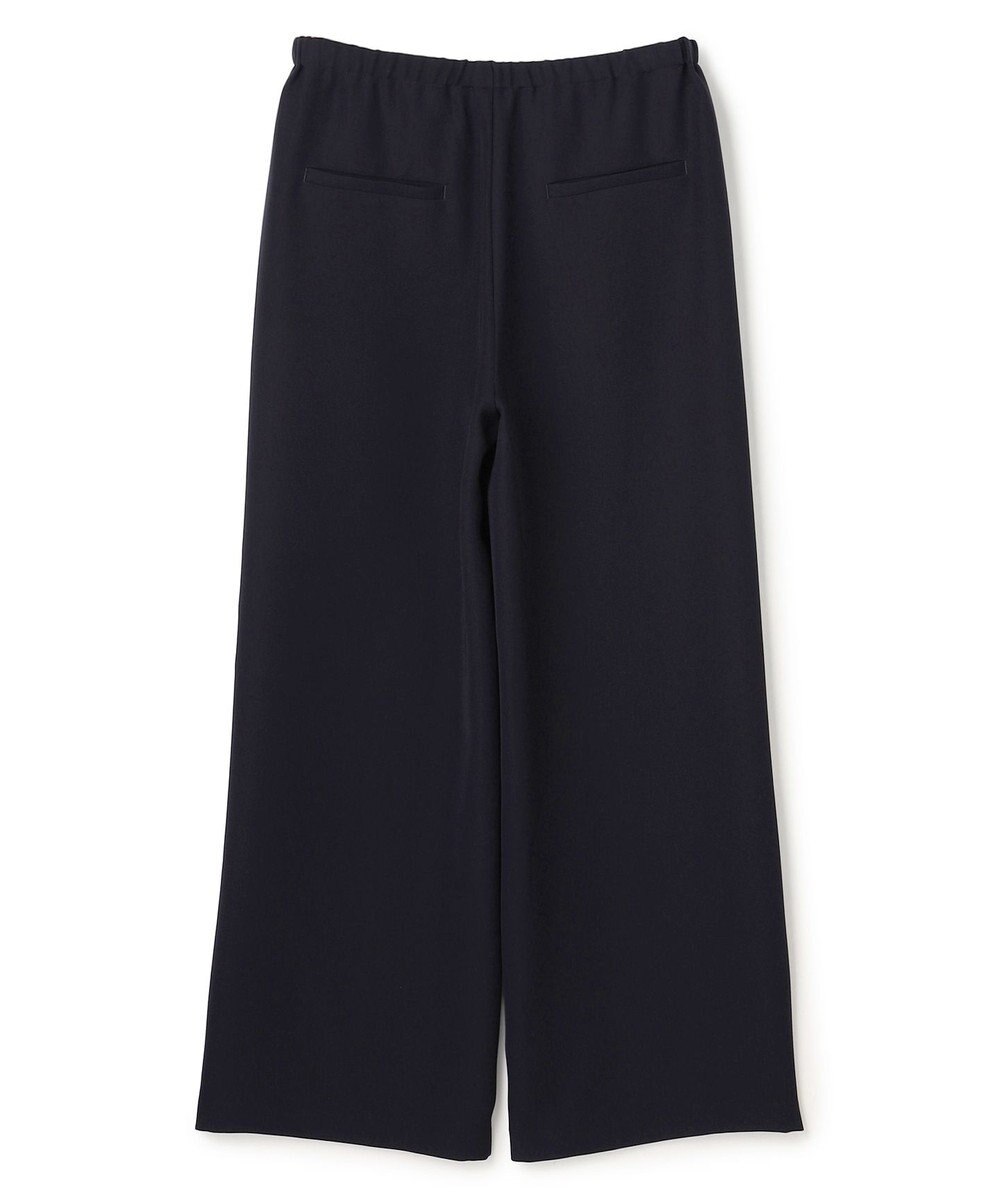 UNFILO 【ウエストゴム/セレモニー】ドライダブルクロス イージー ワイドパンツ 