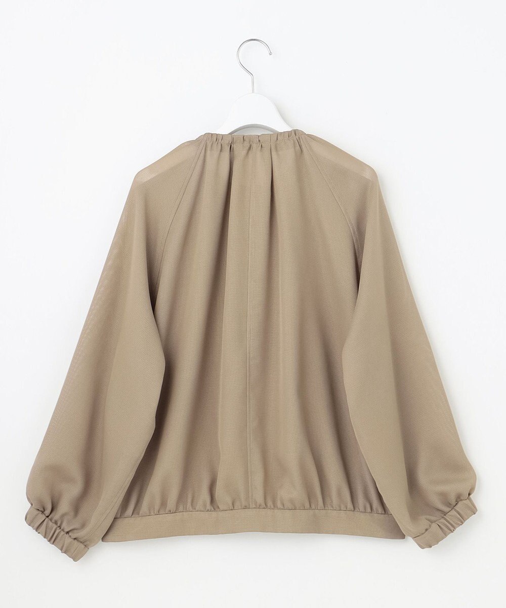 自由区 【洗える】メッシュ ブルゾン 