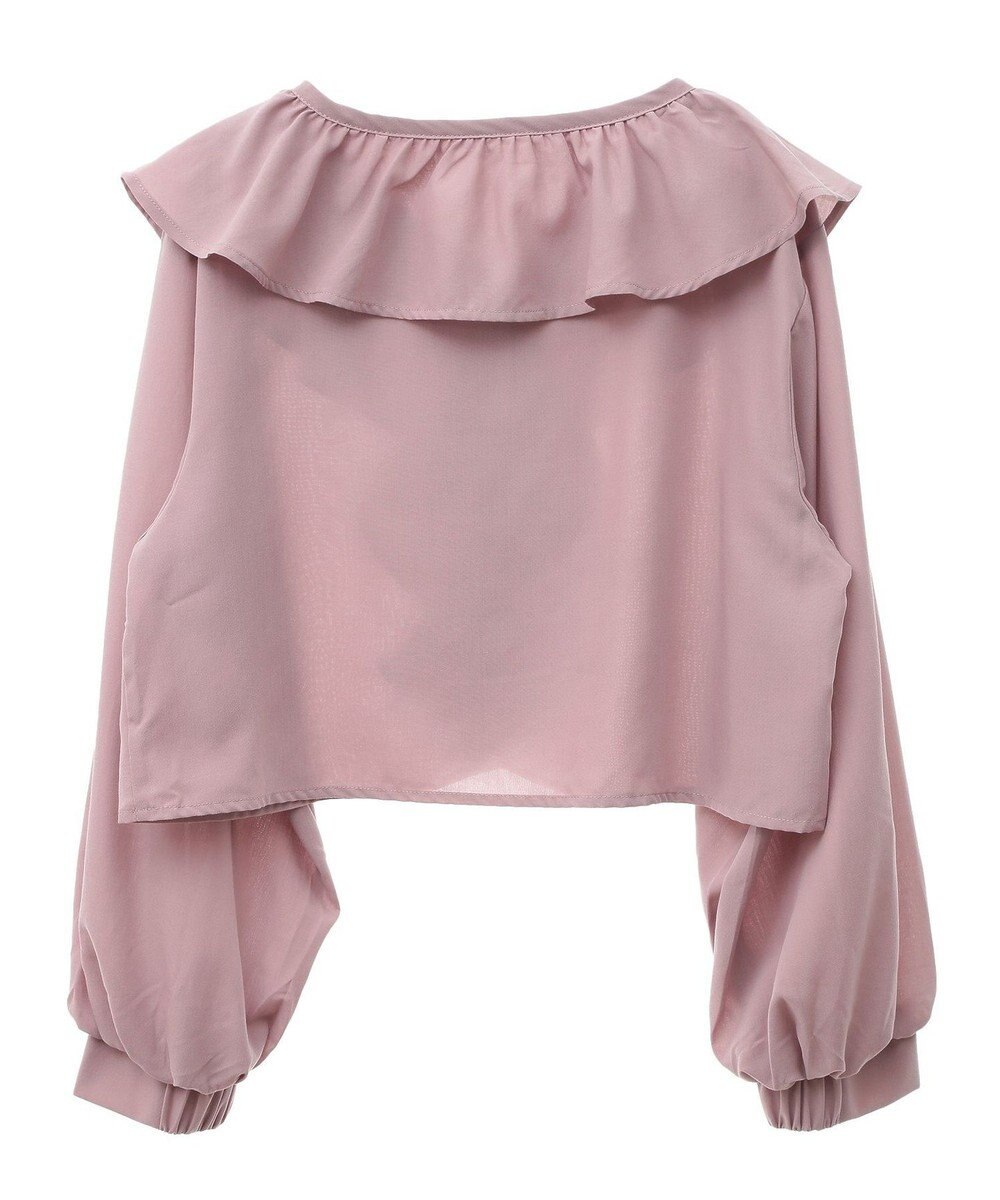 earth music&ecology ラッフルフリルシャツ 