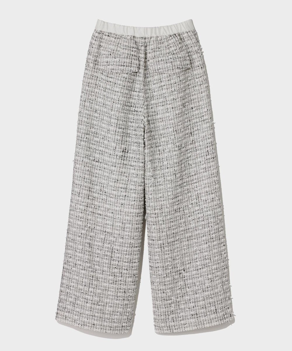 GRACE CONTINENTAL ツイードイージーパンツ 