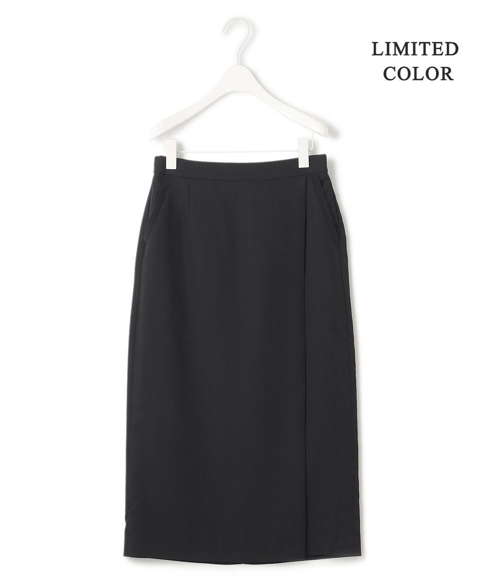 ICB 【接触冷感・UVケア・速乾・洗える】FluidBackSatin ナロースカート 