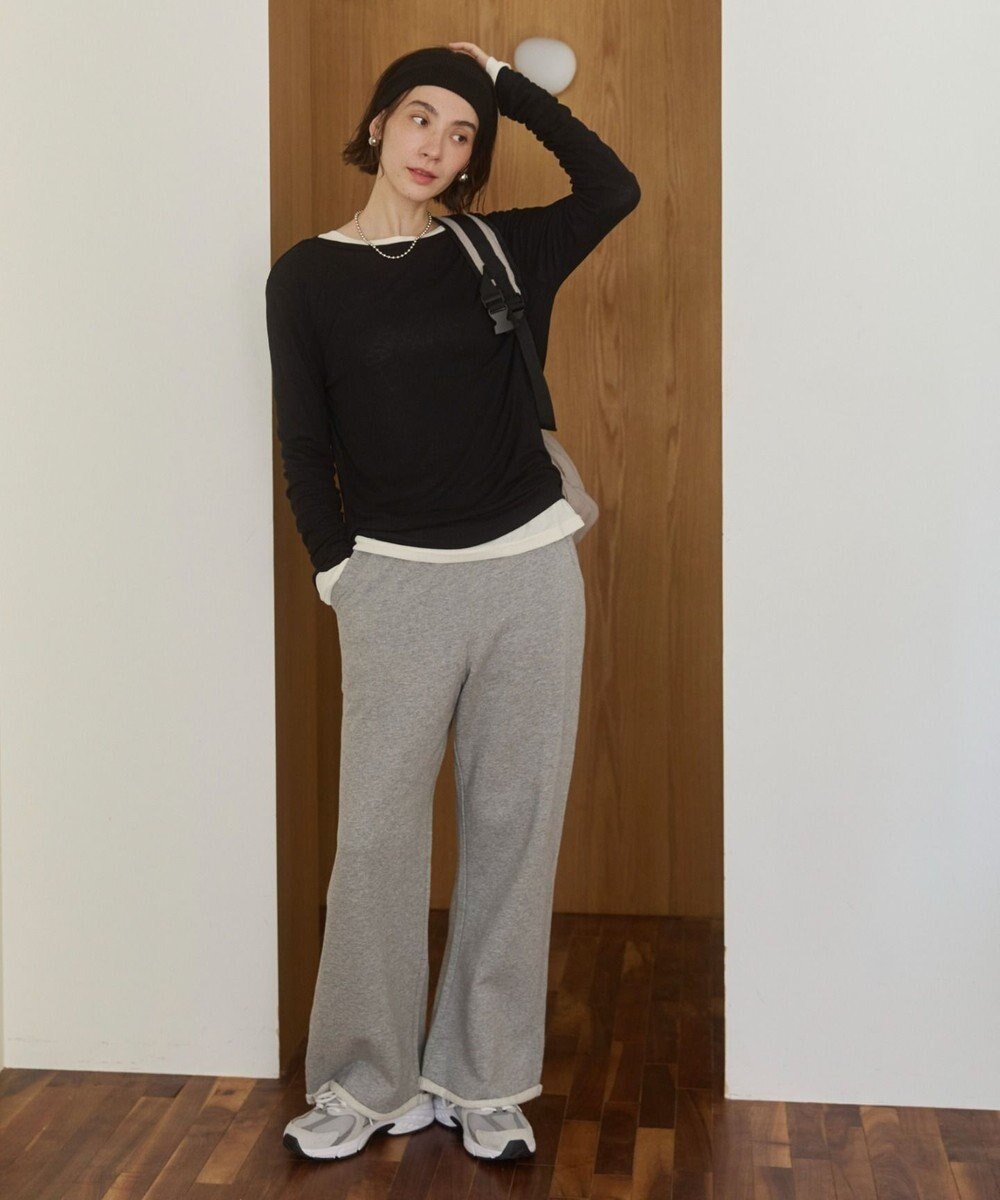 WEGO 【ANGIE VINTAGE/セットアップ対応】ワイドスウェットパンツ 