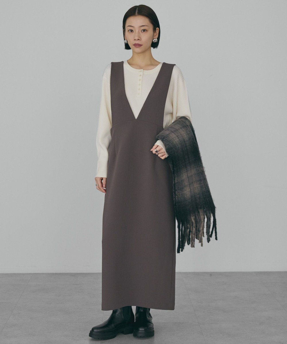 AMERICAN HOLIC バイパチヘンリーネックリブニットプルオーバー 