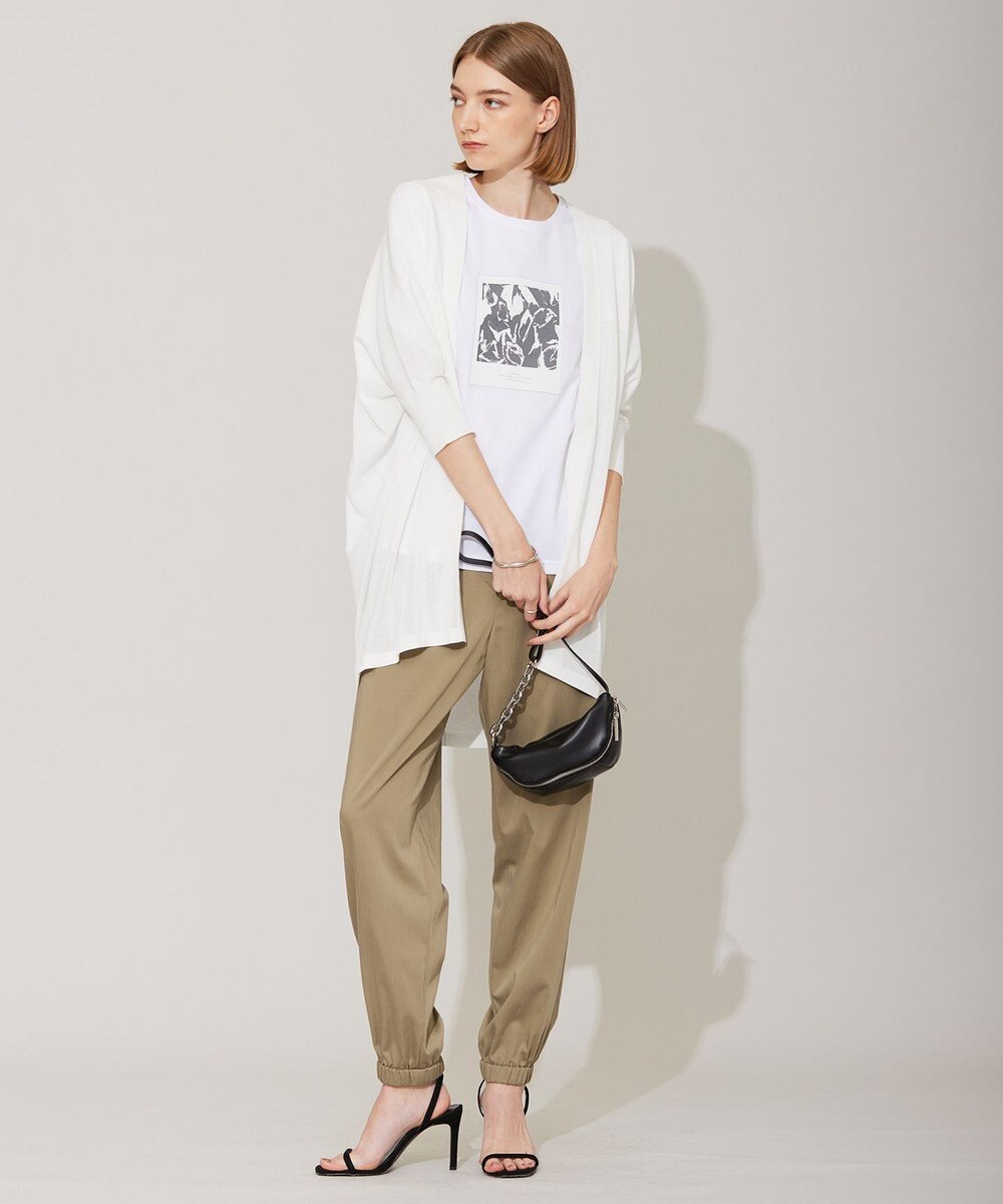 ICB 【洗える】 キュプラナイロンストレッチ ジョグパンツ 