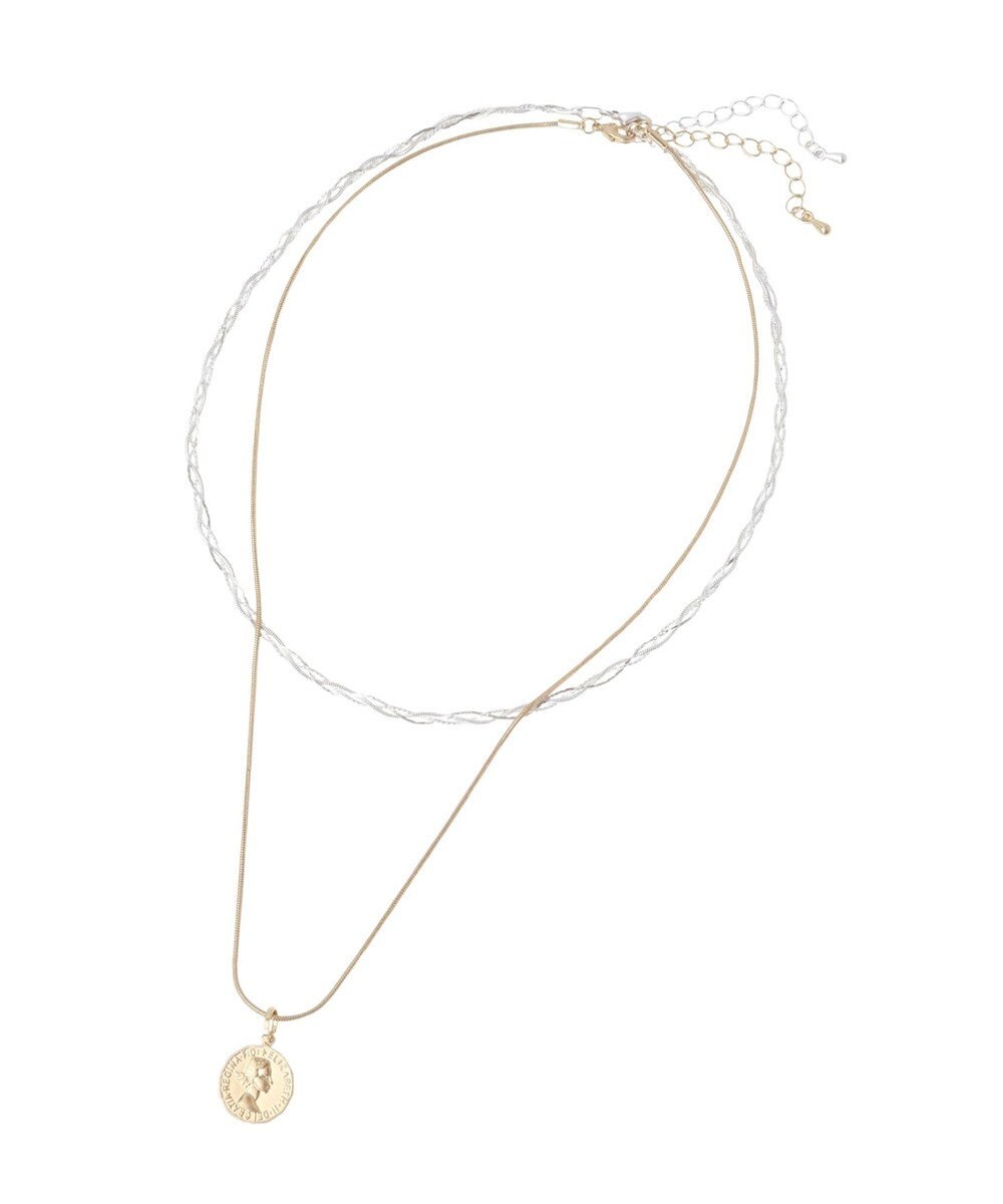 Green Parks ｅｖｅｒｙ　ｗａｌｋ．２本セットコインネックレス 