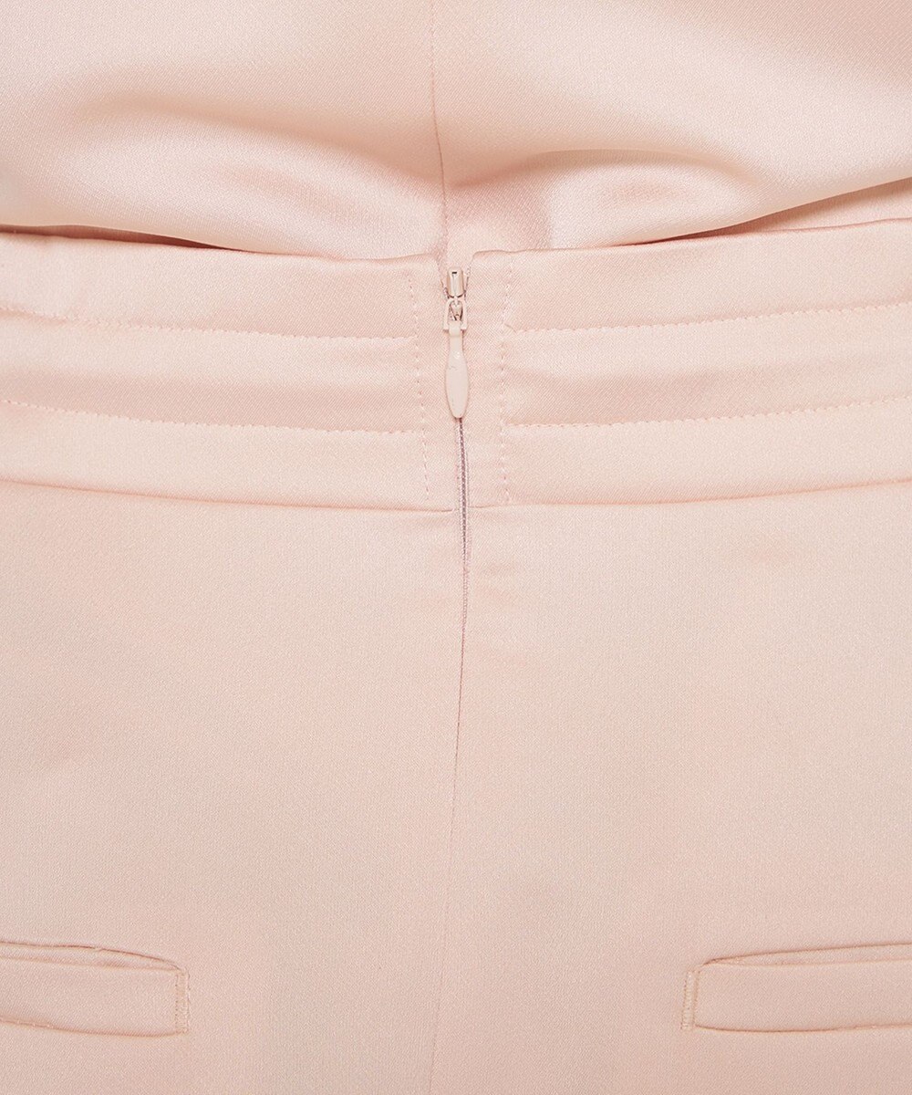 uncrave 【洗濯機洗い可】サテン ドロストスカート（uncrave WHITE） 