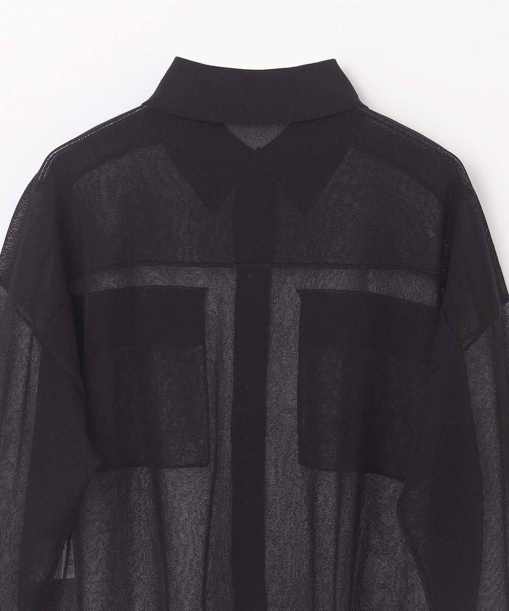 GRACE CONTINENTAL ニットシアーシャツ 