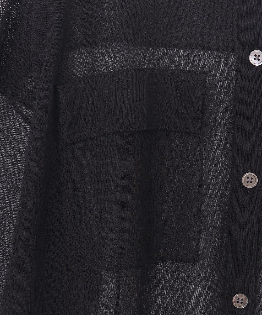 GRACE CONTINENTAL ニットシアーシャツ 