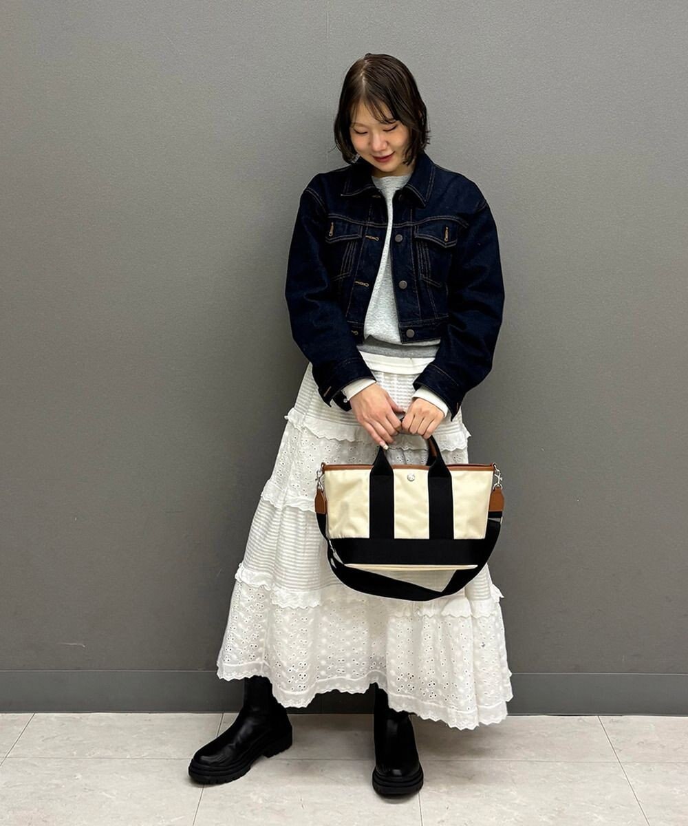 TOPKAPI 【Breath TOPKAPI sis】【WEB限定】 ナイロン ミニ トートバッグ ショルダー付き 軽量 / SCOTCH GRAIN スコッチグレイン 