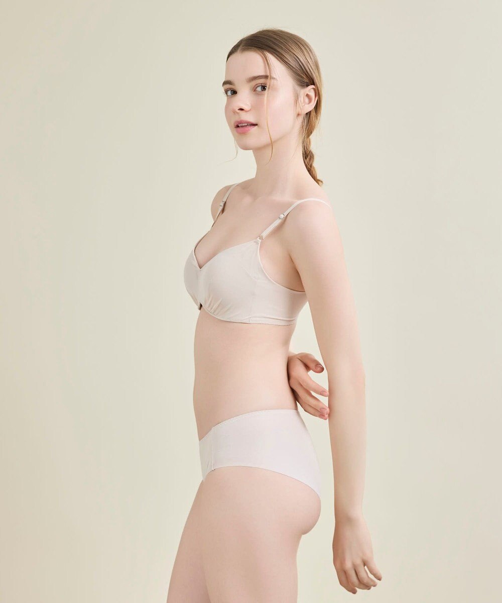 une nana cool 【リニューアル】364ブラ シンプル ノンワイヤーブラ 