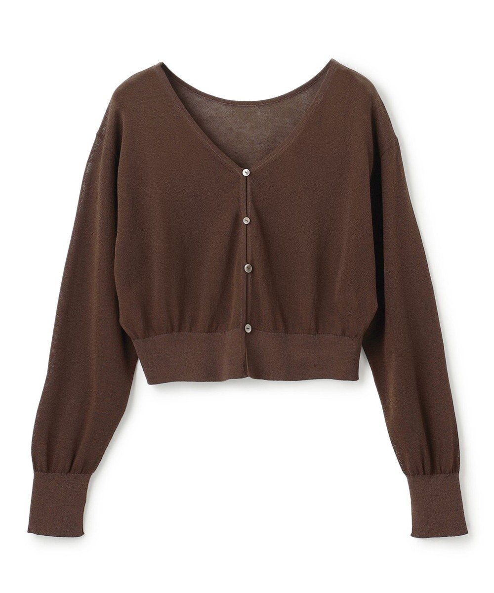 uncrave シアーニット 2WAYカーディガン 