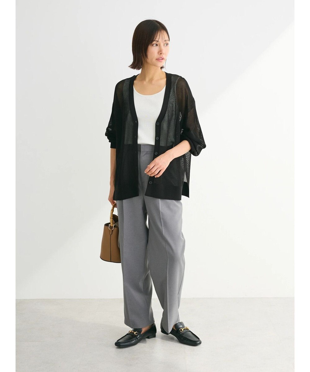 Green Parks きれいシルエットパンツ（ワイドストレート） 