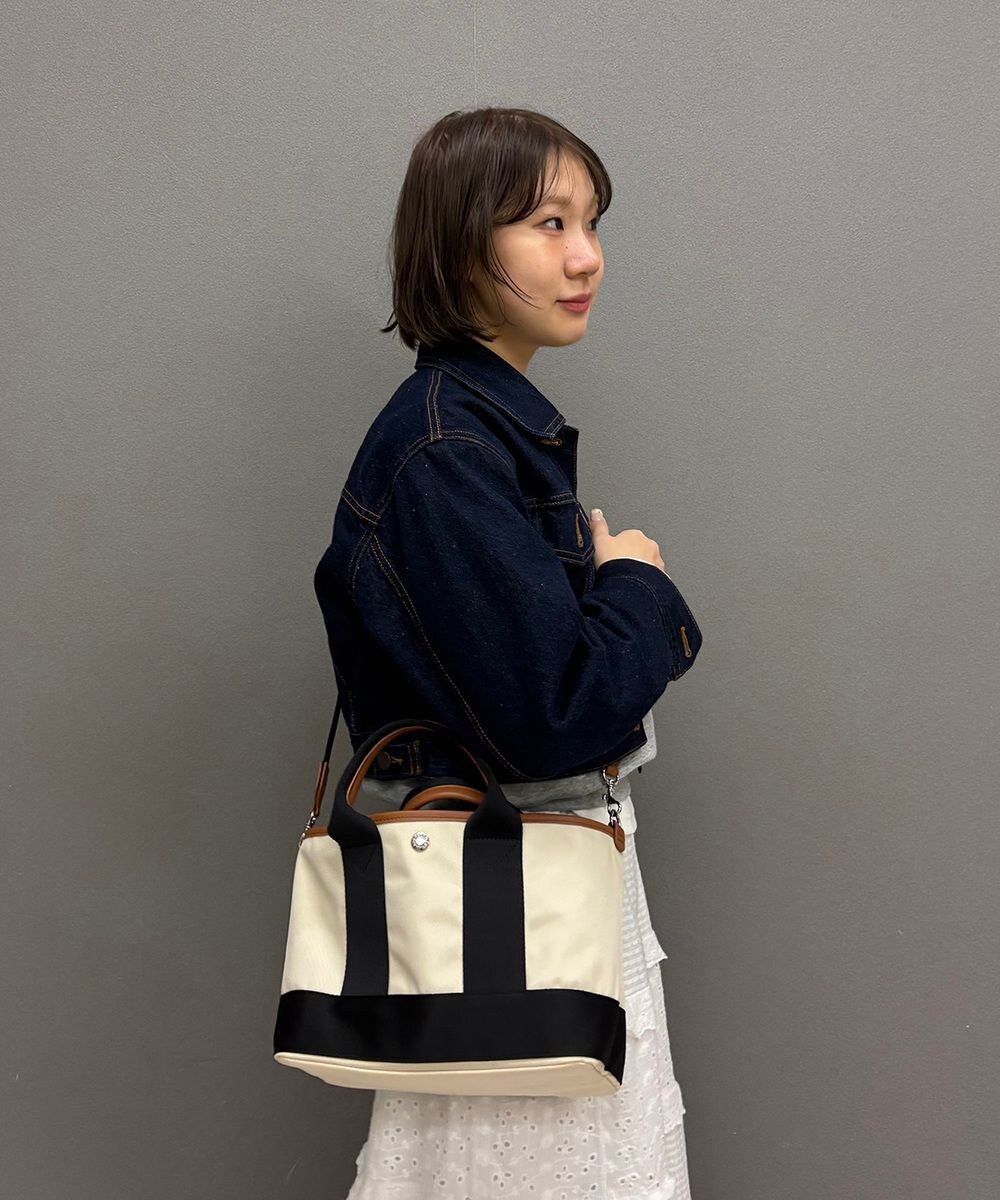 TOPKAPI 【Breath TOPKAPI sis】【WEB限定】 ナイロン ミニ トートバッグ ショルダー付き 軽量 / SCOTCH GRAIN スコッチグレイン 