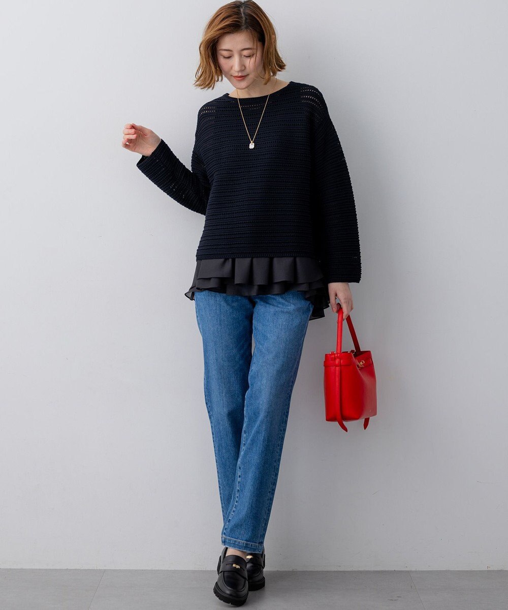 23区 S 【先行予約】23区DENIM ストレートフィット デニムパンツ 