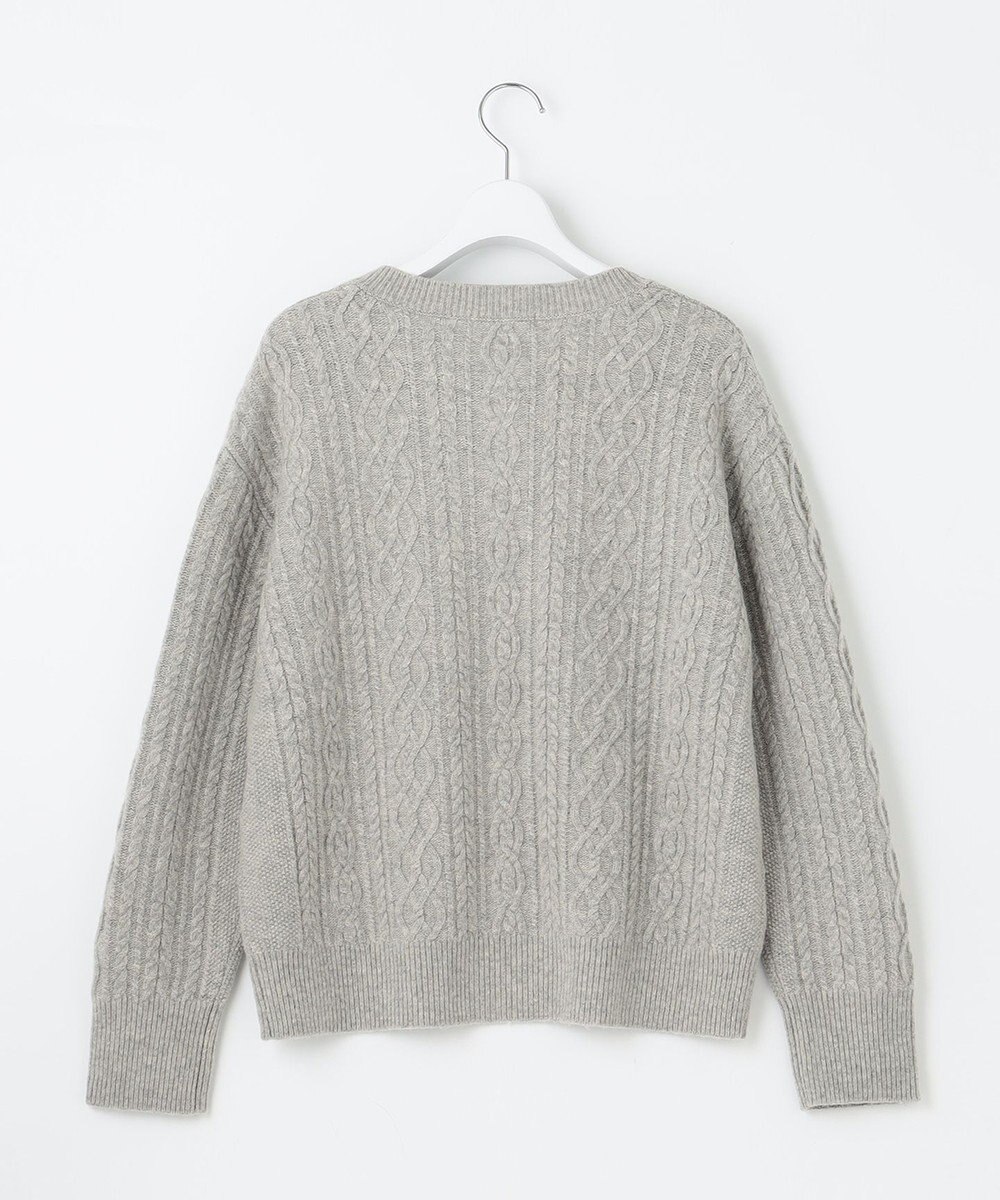 J.PRESS LADIES L 【洗える】BUNNY キーネック ニット 