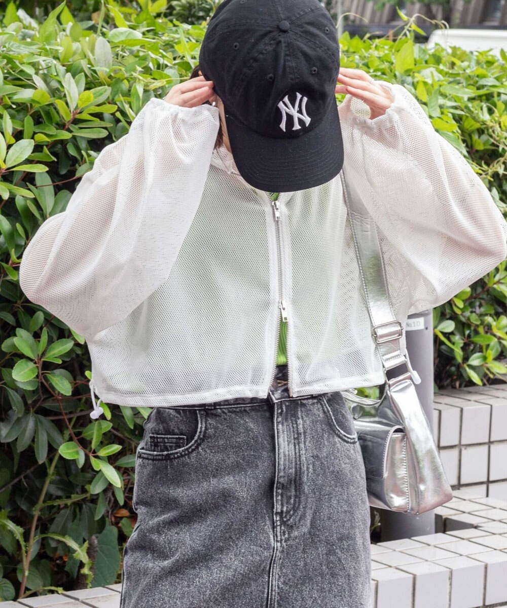 WEGO ダブルジップメッシュパーカー 