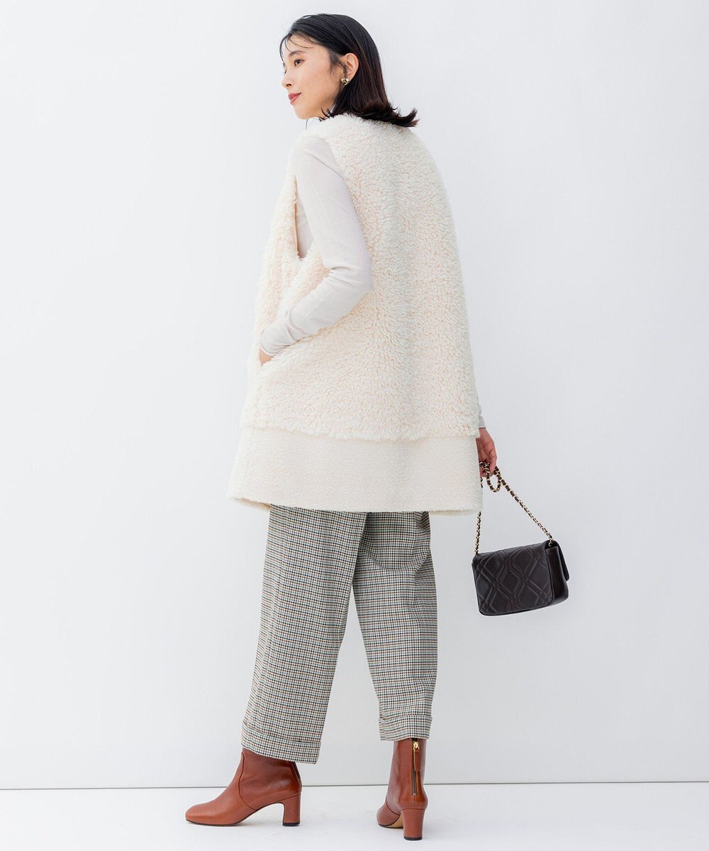 23区 ECOPEL カーリーファーコンビ ジレ 