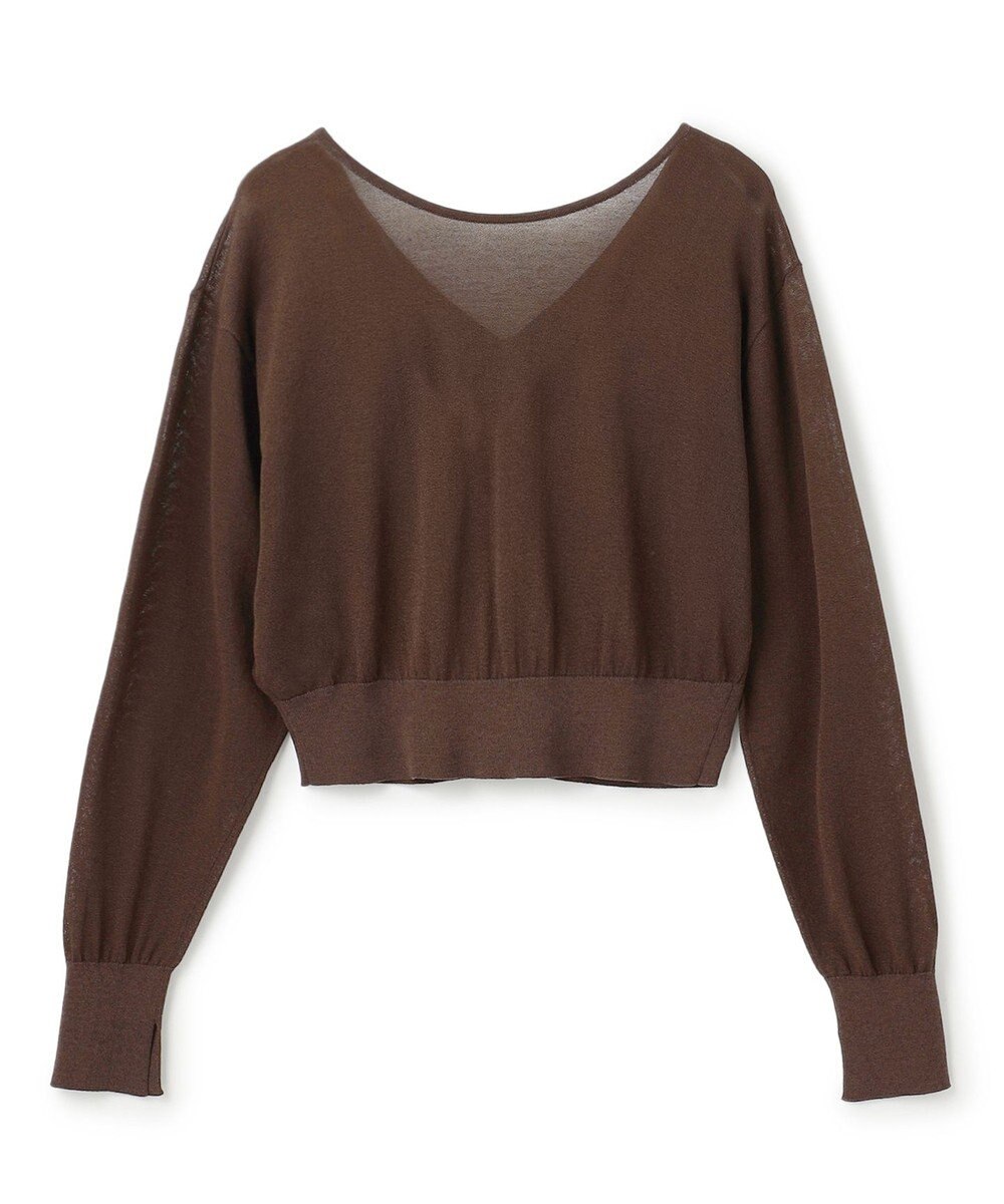 uncrave シアーニット 2WAYカーディガン 