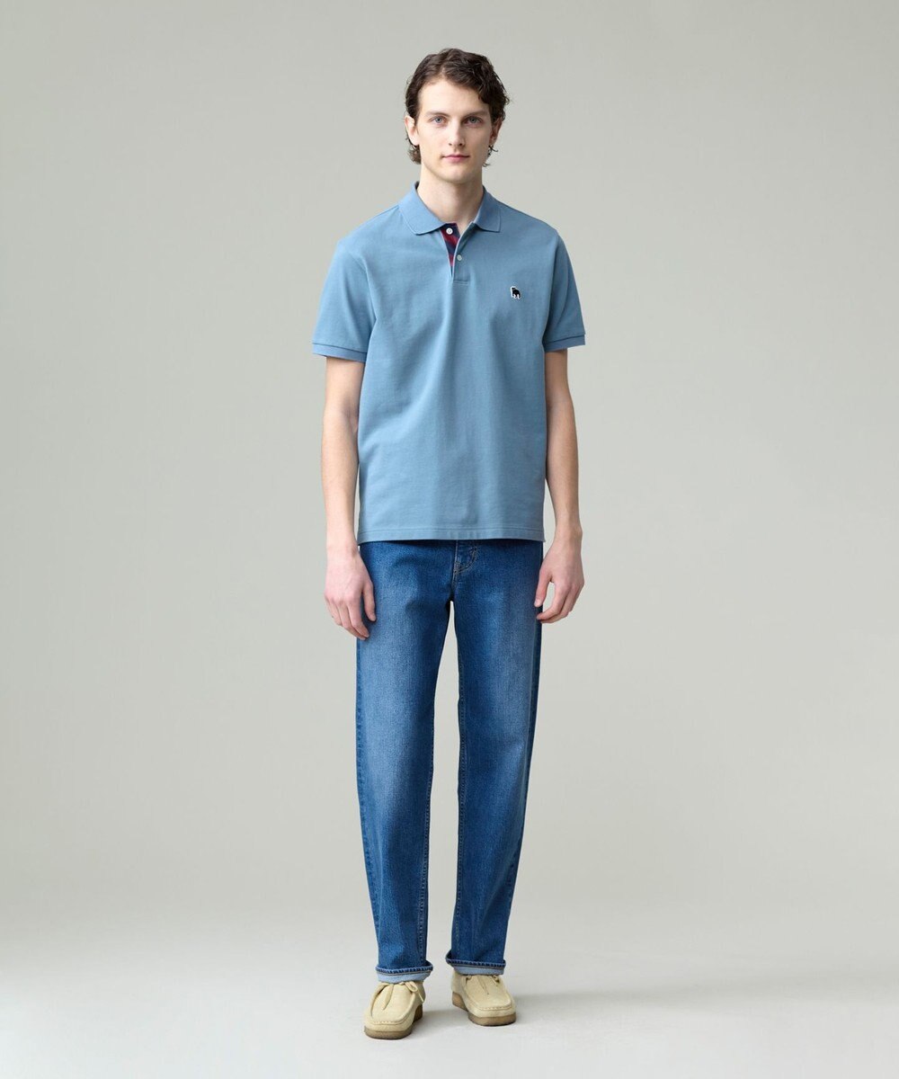 J.PRESS MEN 気品と愛嬌のバランスが抜群！【J.PRESS人気NO1ポロシャツ】 バックブルカノコレジメン ポロシャツ 