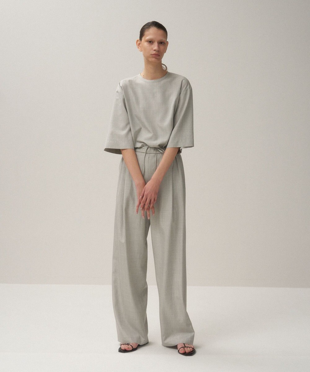 ATON SILK TROPICAL | ウォッシュドTシャツ 