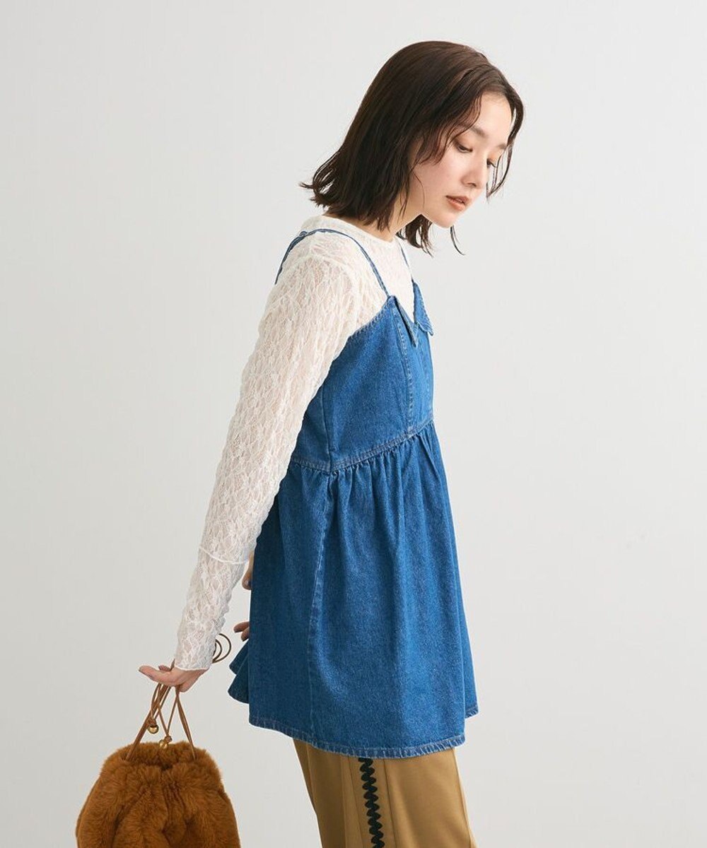 Green Parks ・ＳＵＧＡＲ　ＳＰＯＯＮ　デニムキャミチュニック 