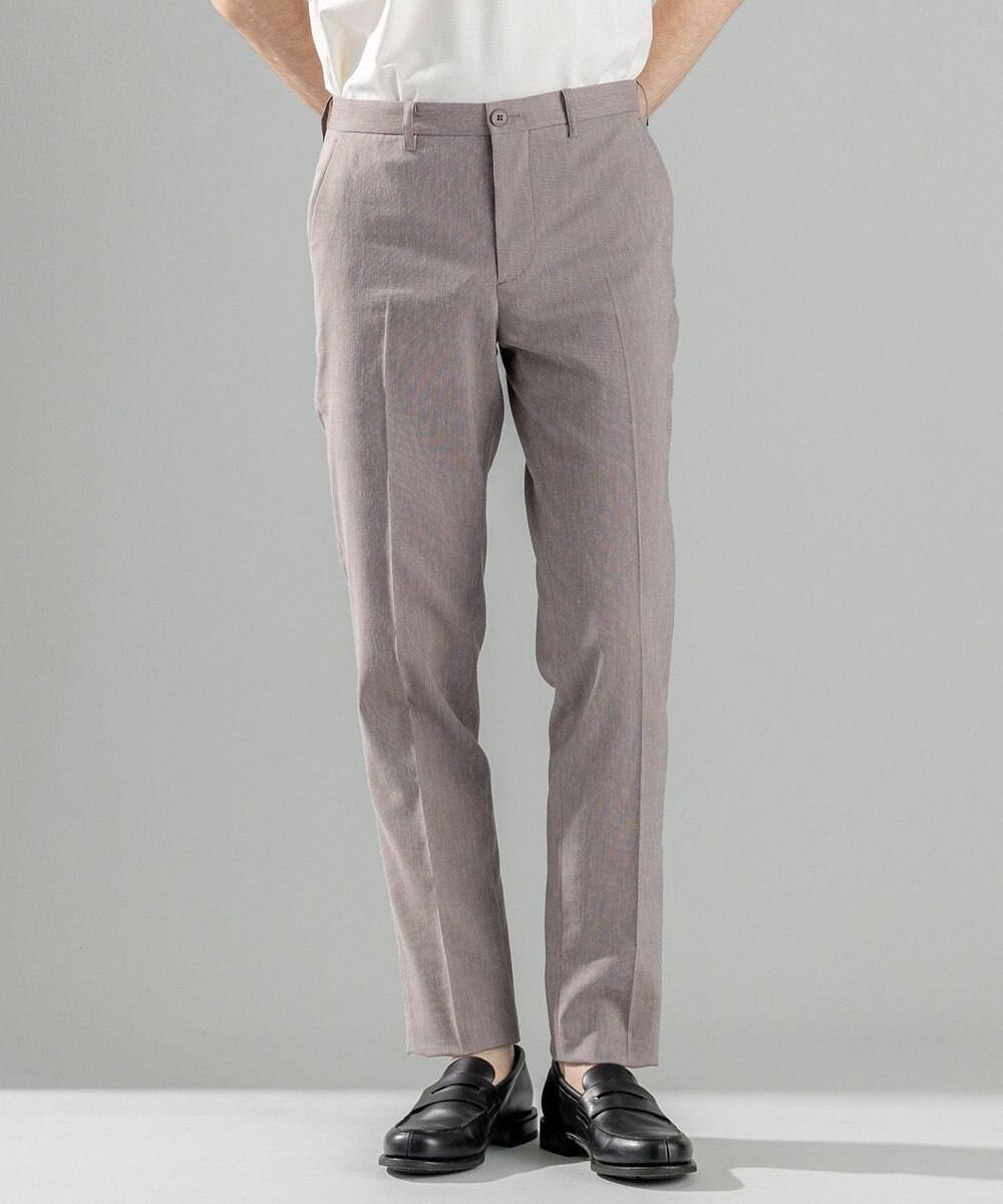 JOSEPH HOMME 新素材【洗える/ストレッチ】ピンヘッドリネンストレッチ　テーパードパンツ / CITY 