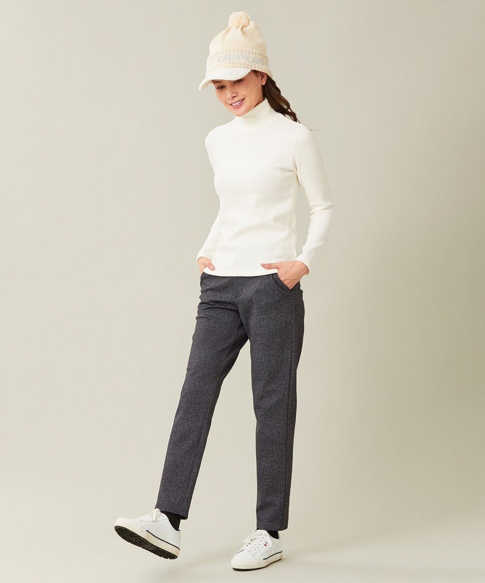 23区GOLF 【WOMEN】【ストレッチ】千鳥柄プリント パンツ 