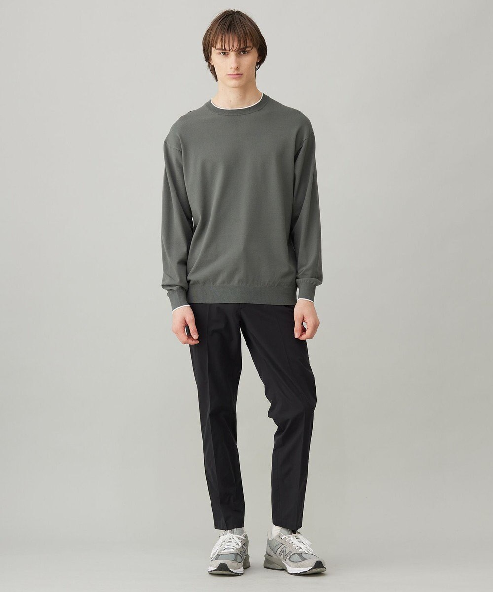 UNFILO MENS スタイリッシュ ニット プルオーバー 