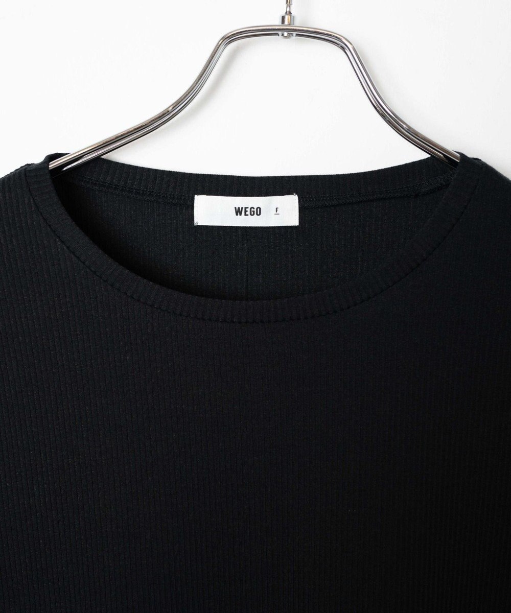 WEGO ソフトタッチクルーネックロンT 
