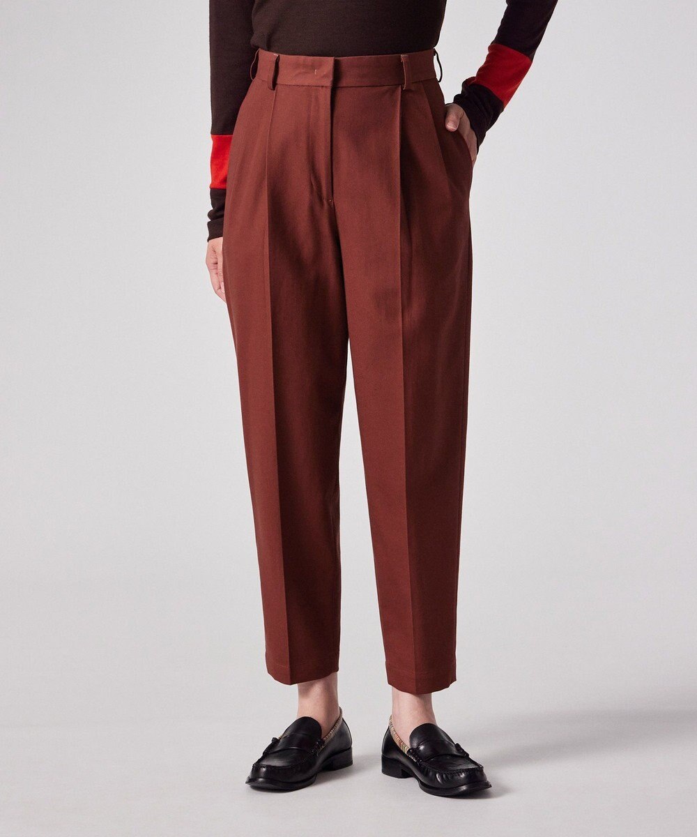 Paul Smith ウールライク ドレープ テーパードパンツ 