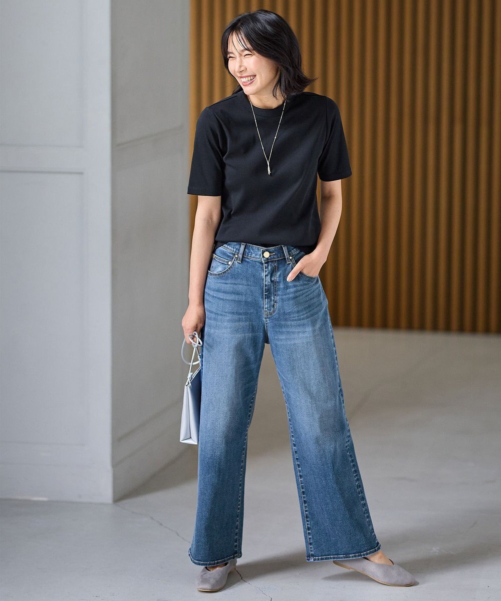 ANY L 【UVケア】マルチファンクションベーシックTシャツ 