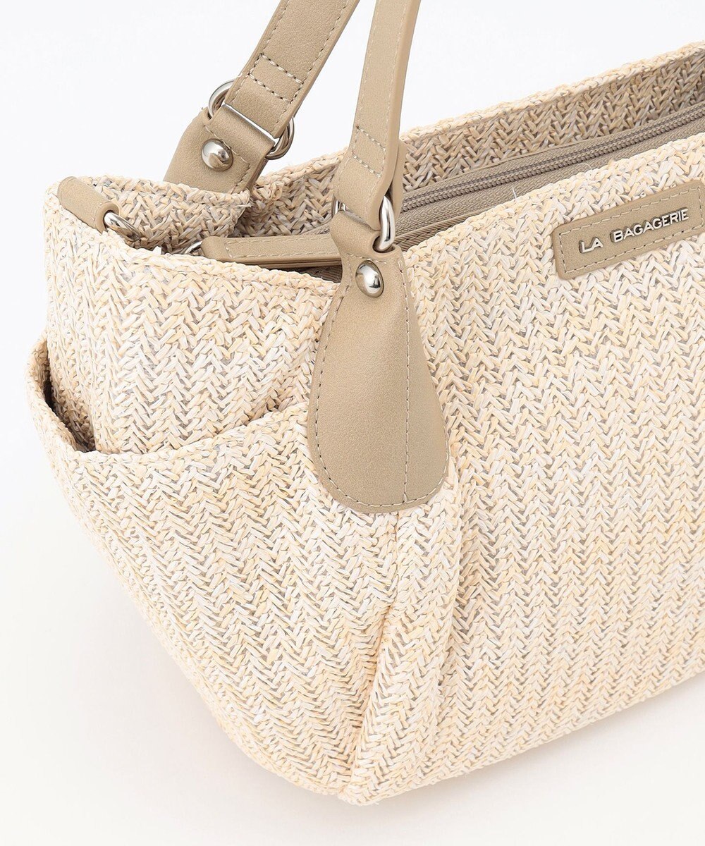LA BAGAGERIE つまみハンドル　サマー2wayミニトートバッグ 