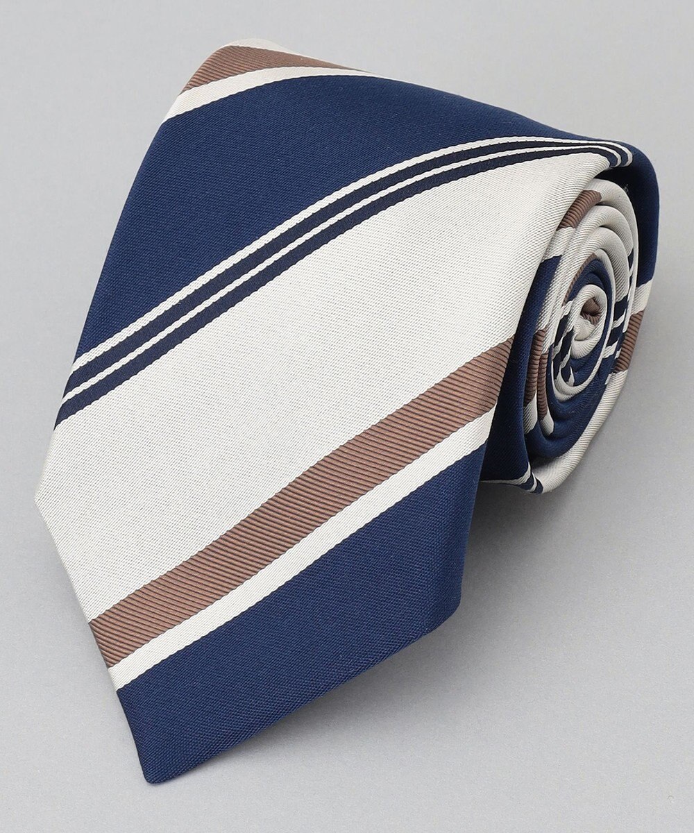 GOTAIRIKU GOTAIRIKU別注【日本製】シルク ネクタイ_ストライプ 