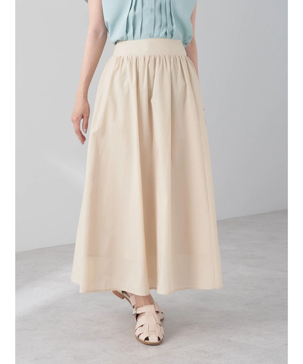 earth music&ecology ギャザーフレアスカート 