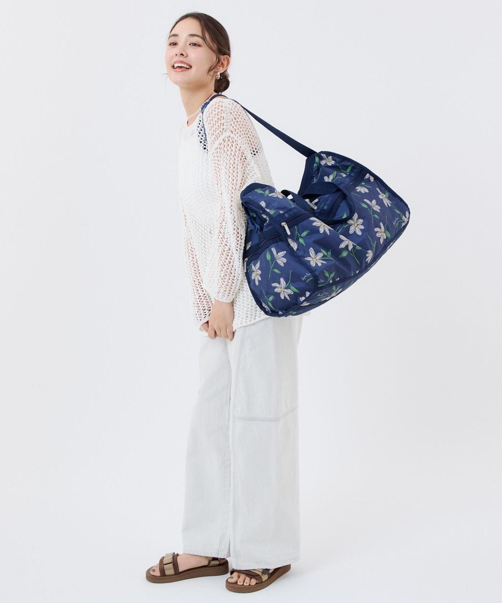 LeSportsac DELUXE LG WEEKENDER/フローラルブルームズネイビー 