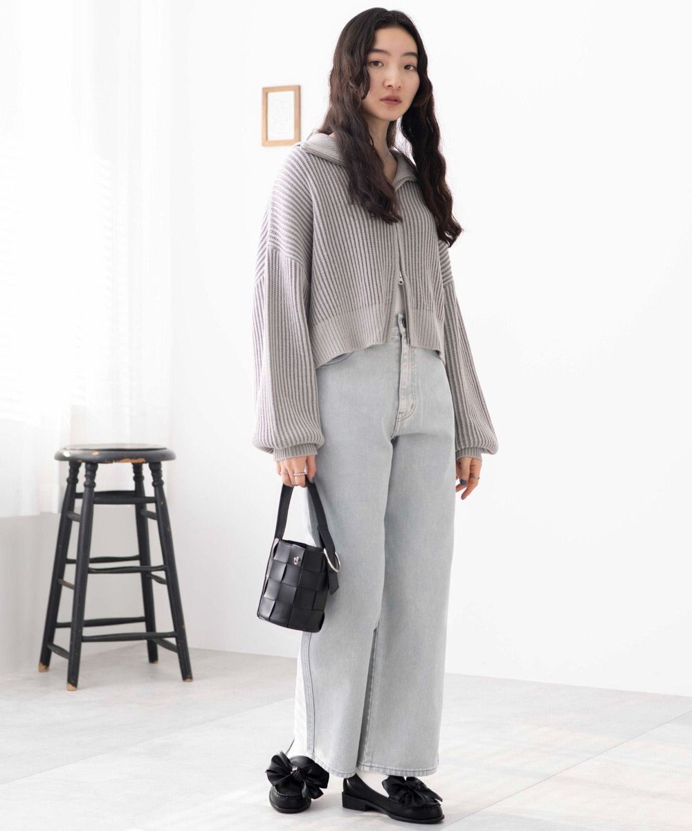 WEGO ウォッシュドカラーストレートパンツ 