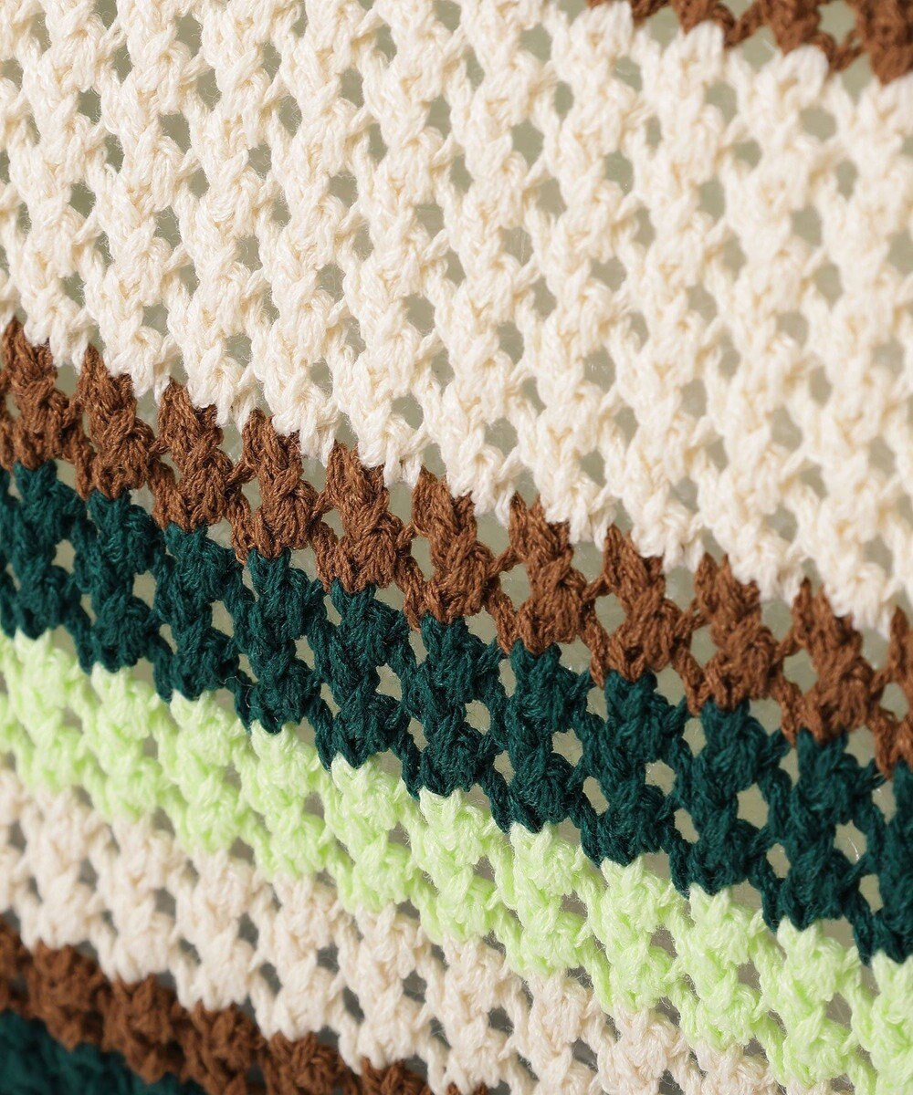 AMERICAN HOLIC マルチボーダーニットバッグ 